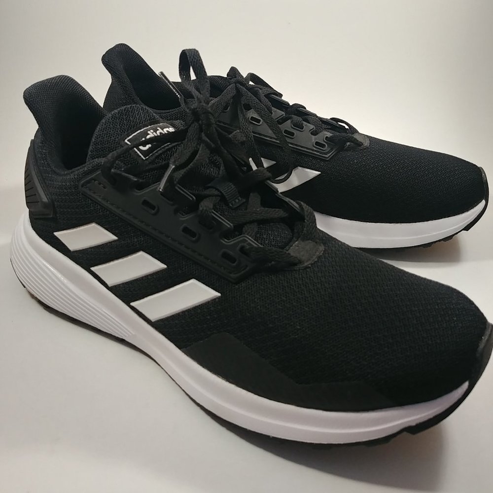 Adidas Duramo Cloudfoam Black Lightweight Womens Athletic Running Shoes Size 6